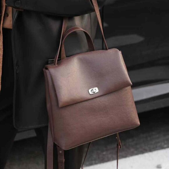 Timeless Leather Backpack Urban Elegance main image 10